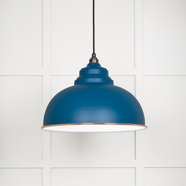 From The Anvil - White Gloss Harborne Pendant in Upstream | Sku. 49508U | Trade Door Handles.