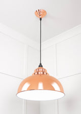 From The Anvil - White Gloss Harborne Pendant in Copper | Sku. 49508 | Trade Door Handles.