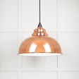 From The Anvil - White Gloss Harborne Pendant in Copper | Sku. 49508 | Trade Door Handles.