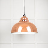 From The Anvil - White Gloss Harborne Pendant in Copper | Sku. 49508 | Trade Door Handles.
