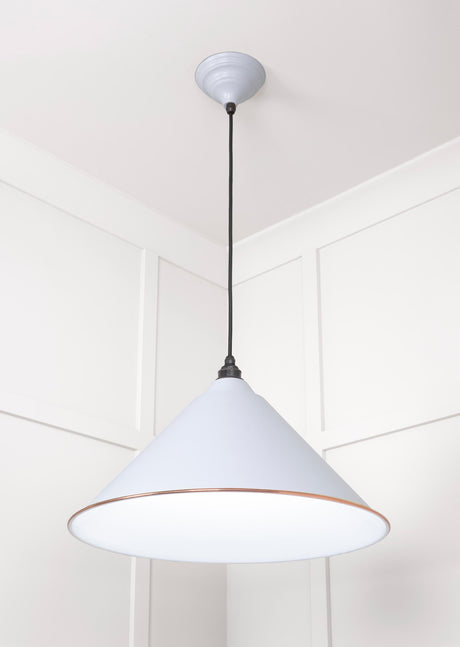 From The Anvil - White Gloss Hockley Pendant in Birch | Sku. 49510BI | Trade Door Handles.