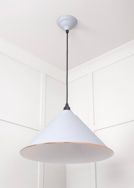 From The Anvil - White Gloss Hockley Pendant in Birch | Sku. 49510BI | Trade Door Handles.