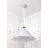 From The Anvil - White Gloss Hockley Pendant in Birch | Sku. 49510BI | Trade Door Handles.