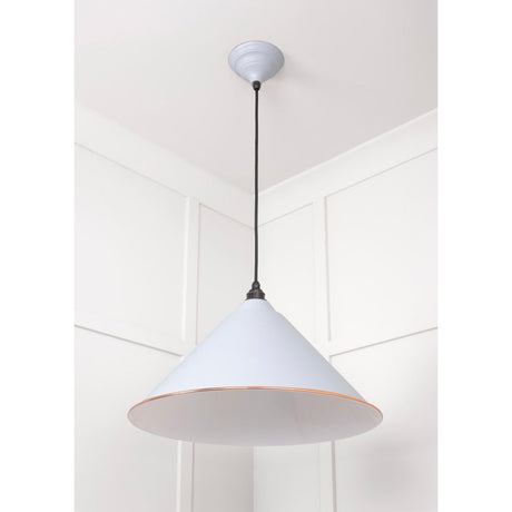 From The Anvil - White Gloss Hockley Pendant in Birch | Sku. 49510BI | Trade Door Handles.