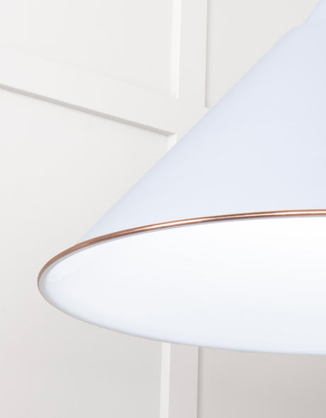 From The Anvil - White Gloss Hockley Pendant in Birch | Sku. 49510BI | Trade Door Handles.