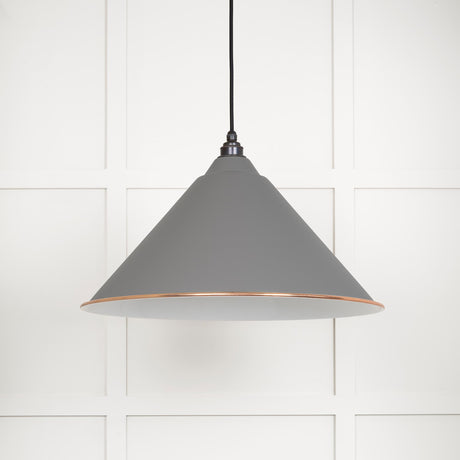 From The Anvil - White Gloss Hockley Pendant in Bluff | Sku. 49510BL | Trade Door Handles.