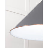 From The Anvil - White Gloss Hockley Pendant in Bluff | Sku. 49510BL | Trade Door Handles.