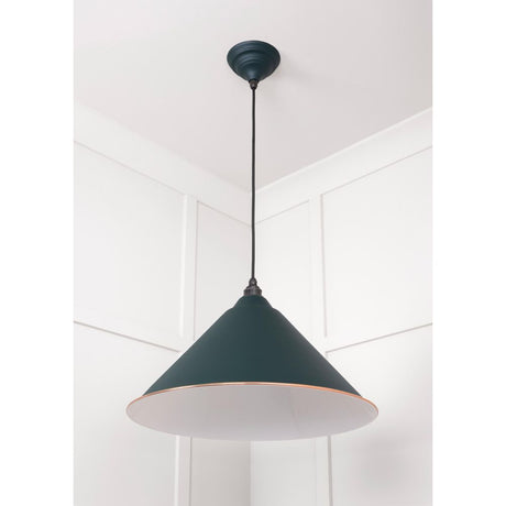 From The Anvil - White Gloss Hockley Pendant in Dingle | Sku. 49510DI | Trade Door Handles.