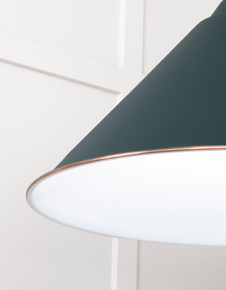 From The Anvil - White Gloss Hockley Pendant in Dingle | Sku. 49510DI | Trade Door Handles.