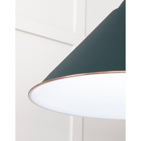 From The Anvil - White Gloss Hockley Pendant in Dingle | Sku. 49510DI | Trade Door Handles.