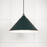 From The Anvil - White Gloss Hockley Pendant in Dingle | Sku. 49510DI | Trade Door Handles.