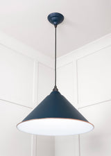 From The Anvil - White Gloss Hockley Pendant in Dusk | Sku. 49510DU | Trade Door Handles.