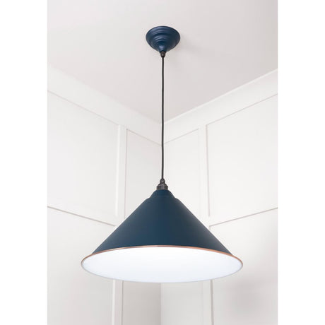 From The Anvil - White Gloss Hockley Pendant in Dusk | Sku. 49510DU | Trade Door Handles.