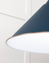 From The Anvil - White Gloss Hockley Pendant in Dusk | Sku. 49510DU | Trade Door Handles.
