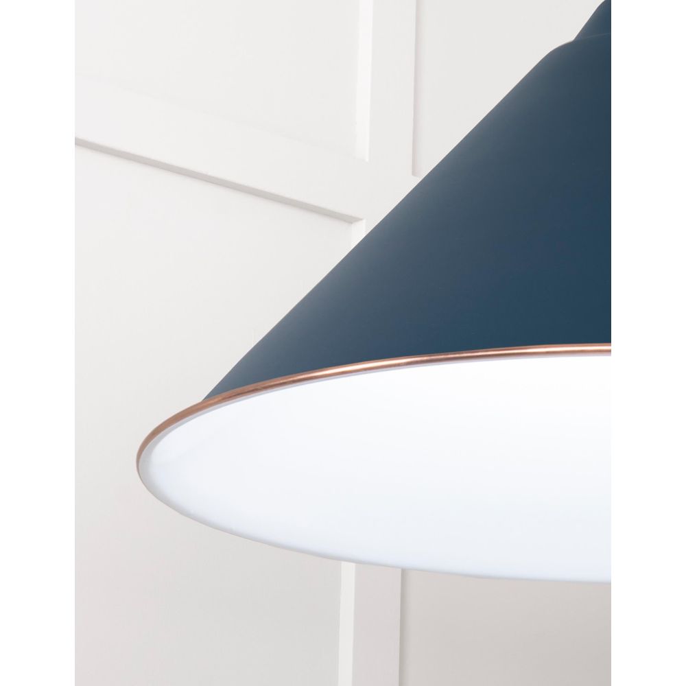 From The Anvil - White Gloss Hockley Pendant in Dusk | Sku. 49510DU | Trade Door Handles.