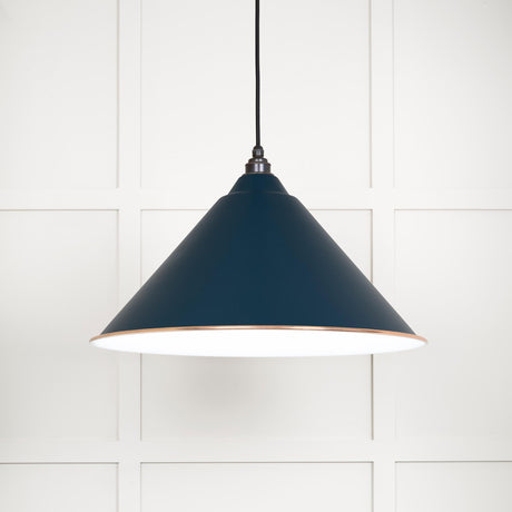 From The Anvil - White Gloss Hockley Pendant in Dusk | Sku. 49510DU | Trade Door Handles.
