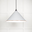 From The Anvil - White Gloss Hockley Pendant in Flock | Sku. 49510F | Trade Door Handles.