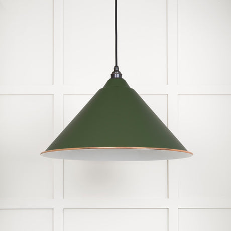 From The Anvil - White Gloss Hockley Pendant in Heath | Sku. 49510H | Trade Door Handles.