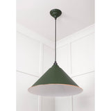 From The Anvil - White Gloss Hockley Pendant in Heath | Sku. 49510H | Trade Door Handles.