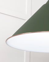From The Anvil - White Gloss Hockley Pendant in Heath | Sku. 49510H | Trade Door Handles.