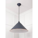 From The Anvil - White Gloss Hockley Pendant in Slate | Sku. 49510SL | Trade Door Handles.