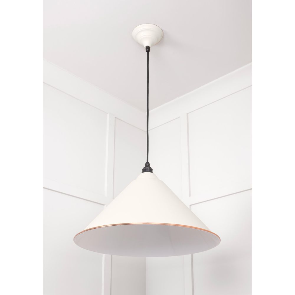 From The Anvil - White Gloss Hockley Pendant in Teasel | Sku. 49510TE | Trade Door Handles.