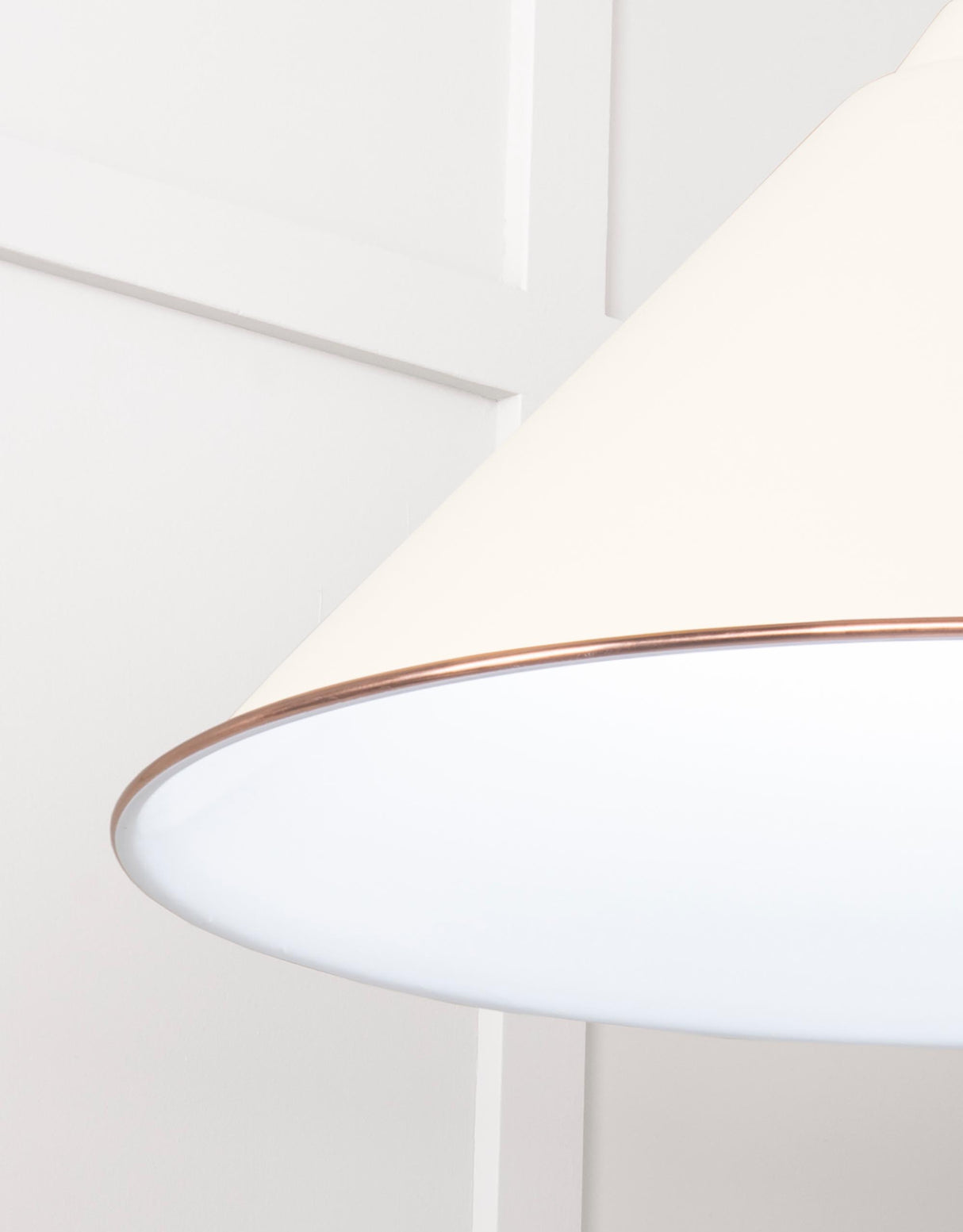 From The Anvil - White Gloss Hockley Pendant in Teasel | Sku. 49510TE | Trade Door Handles.