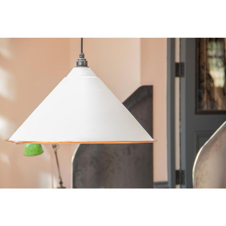 From The Anvil - White Gloss Hockley Pendant in Teasel | Sku. 49510TE | Trade Door Handles.