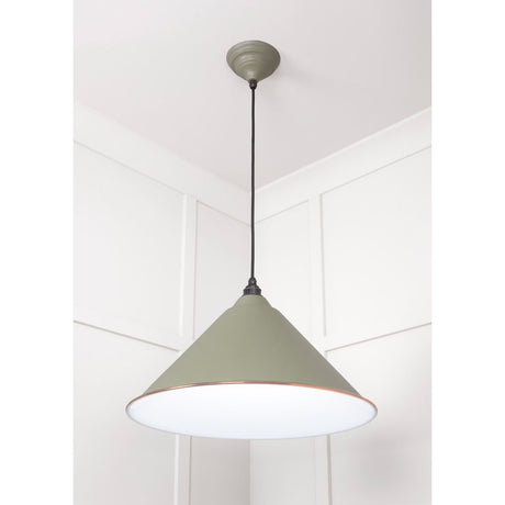From The Anvil - White Gloss Hockley Pendant in Tump | Sku. 49510TU | Trade Door Handles.