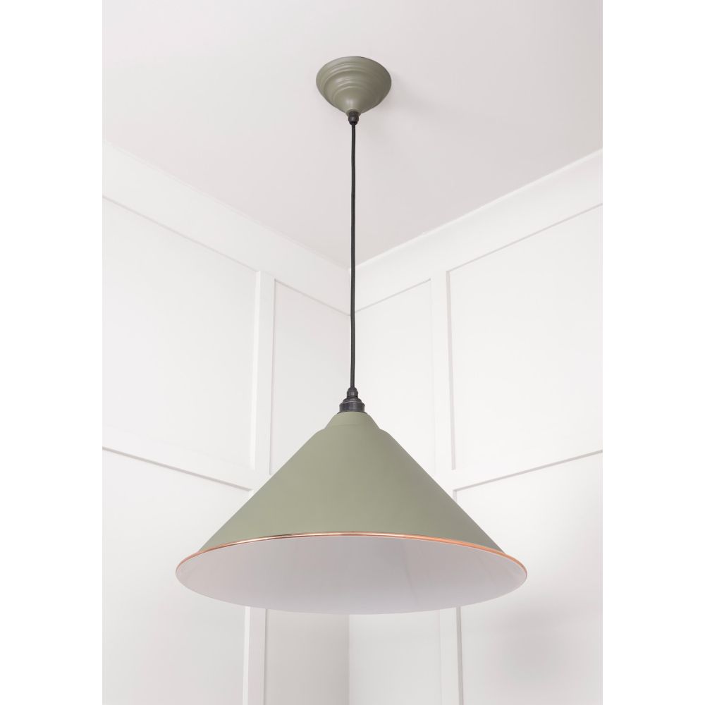 From The Anvil - White Gloss Hockley Pendant in Tump | Sku. 49510TU | Trade Door Handles.