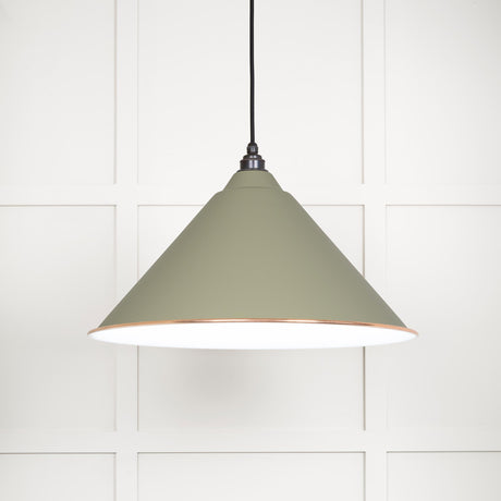 From The Anvil - White Gloss Hockley Pendant in Tump | Sku. 49510TU | Trade Door Handles.