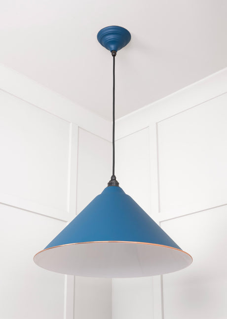 From The Anvil - White Gloss Hockley Pendant in Upstream | Sku. 49510U | Trade Door Handles.