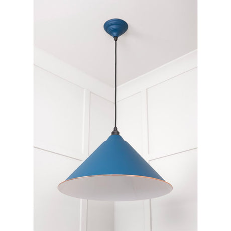 From The Anvil - White Gloss Hockley Pendant in Upstream | Sku. 49510U | Trade Door Handles.