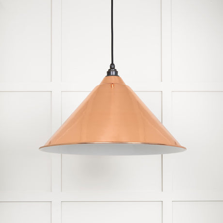 From The Anvil - White Gloss Hockley Pendant in Copper | Sku. 49510 | Trade Door Handles.
