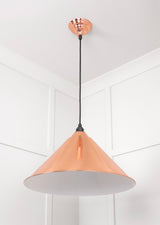 From The Anvil - White Gloss Hockley Pendant in Copper | Sku. 49510 | Trade Door Handles.