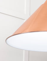 From The Anvil - White Gloss Hockley Pendant in Copper | Sku. 49510 | Trade Door Handles.