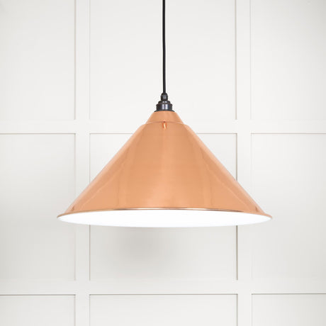 From The Anvil - White Gloss Hockley Pendant in Copper | Sku. 49510 | Trade Door Handles.
