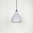 From The Anvil - Hammered Nickel Brindley Pendant in Birch | Sku. 49511BI | Trade Door Handles.
