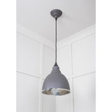 From The Anvil - Hammered Nickel Brindley Pendant in Bluff | Sku. 49511BL | Trade Door Handles.