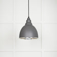 From The Anvil - Hammered Nickel Brindley Pendant in Bluff | Sku. 49511BL | Trade Door Handles.
