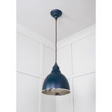 From The Anvil - Hammered Nickel Brindley Pendant in Dusk | Sku. 49511DU | Trade Door Handles.