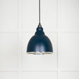 From The Anvil - Hammered Nickel Brindley Pendant in Dusk | Sku. 49511DU | Trade Door Handles.