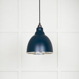 From The Anvil - Hammered Nickel Brindley Pendant in Dusk | Sku. 49511DU | Trade Door Handles.