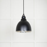 From The Anvil - Hammered Nickel Brindley Pendant in Elan Black | Sku. 49511EB | Trade Door Handles.
