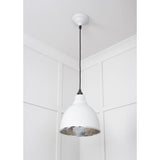 From The Anvil - Hammered Nickel Brindley Pendant in Flock | Sku. 49511F | Trade Door Handles.