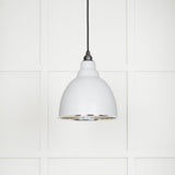 From The Anvil - Hammered Nickel Brindley Pendant in Flock | Sku. 49511F | Trade Door Handles.