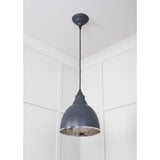 From The Anvil - Hammered Nickel Brindley Pendant in Slate | Sku. 49511SL | Trade Door Handles.