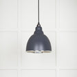 From The Anvil - Hammered Nickel Brindley Pendant in Slate | Sku. 49511SL | Trade Door Handles.