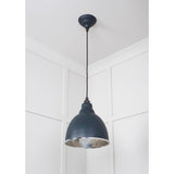 From The Anvil - Hammered Nickel Brindley Pendant in Soot | Sku. 49511SO | Trade Door Handles.