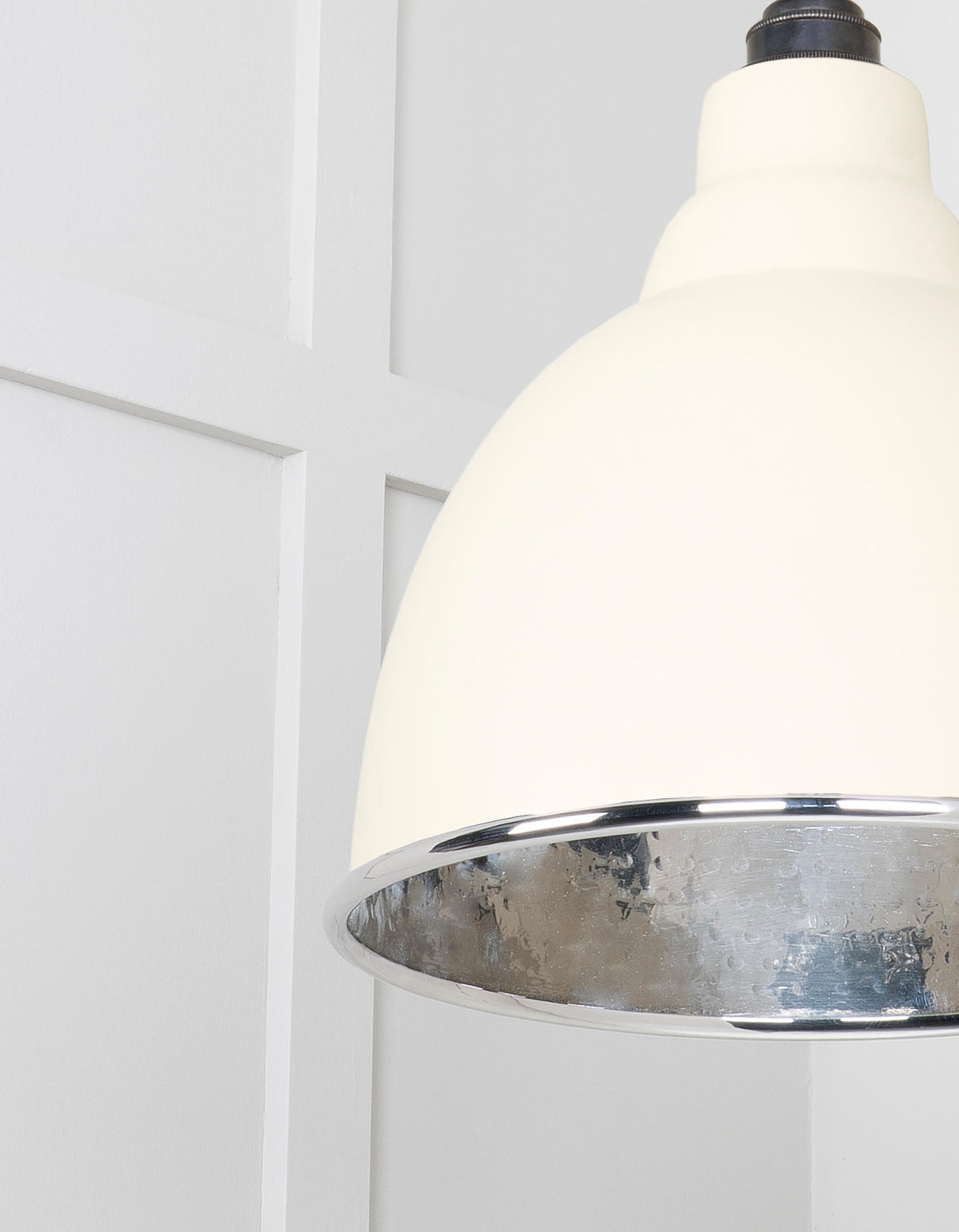 From The Anvil - Hammered Nickel Brindley Pendant in Teasel | Sku. 49511TE | Trade Door Handles.